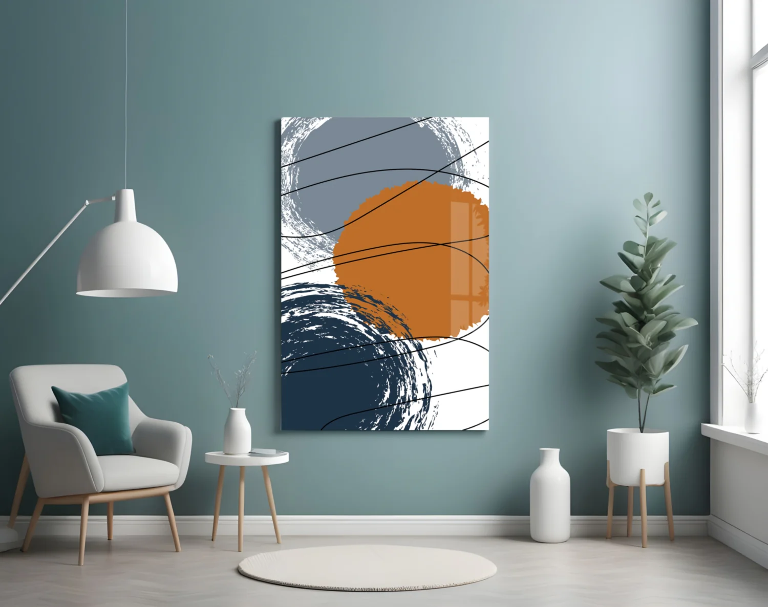 Chaotic Glass Wall Art - Image 5
