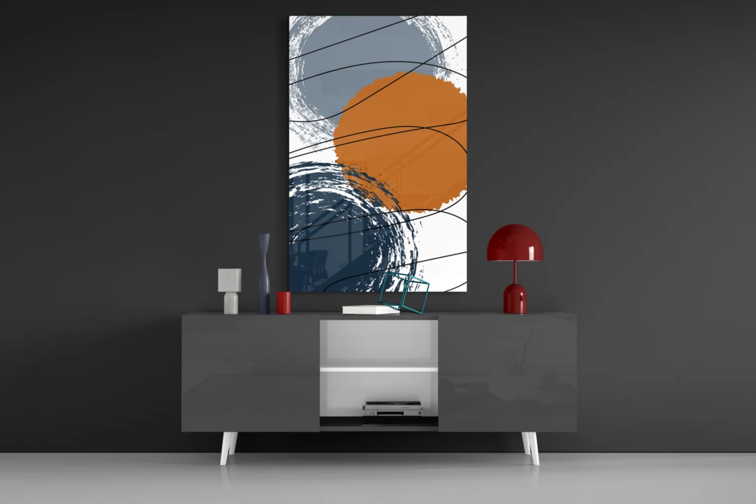 Chaotic Glass Wall Art - Image 9