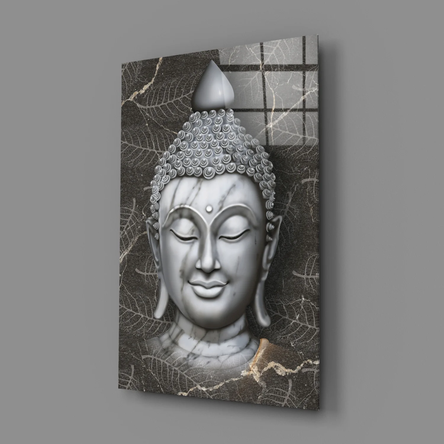 Buddha Glass Wall Art - Image 3