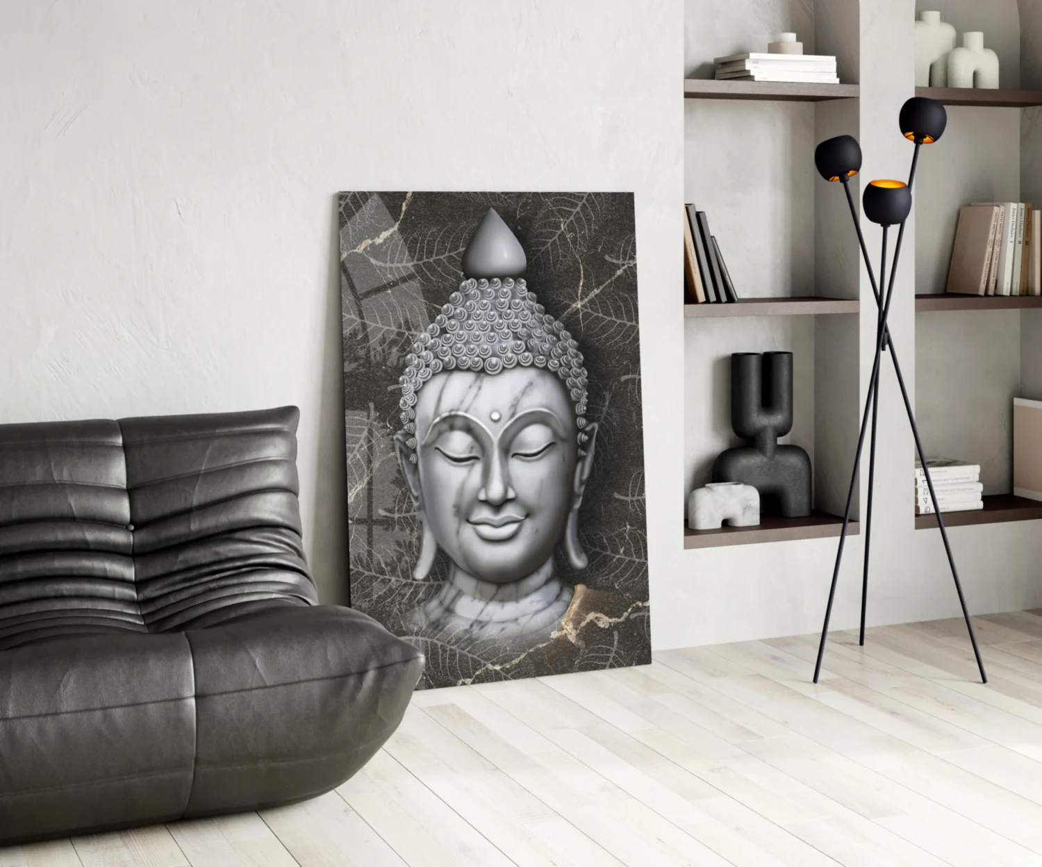 Buddha Glass Wall Art - Image 6