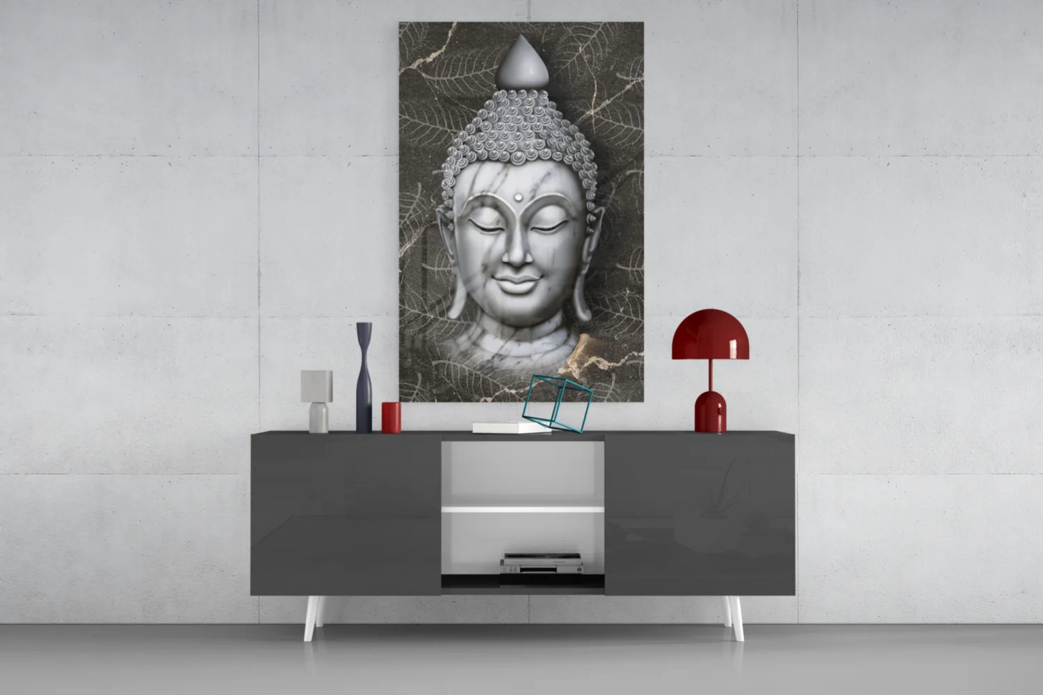 Buddha Glass Wall Art - Image 9