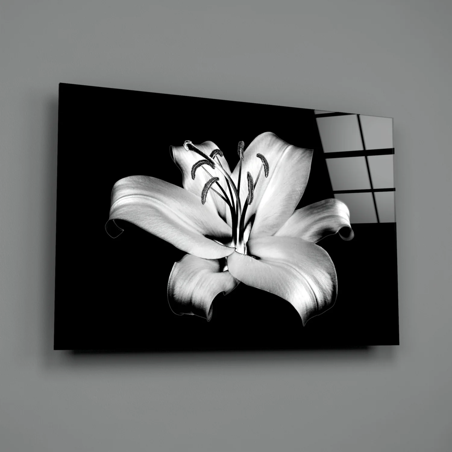 Lilies Glass Wall Art - Image 3