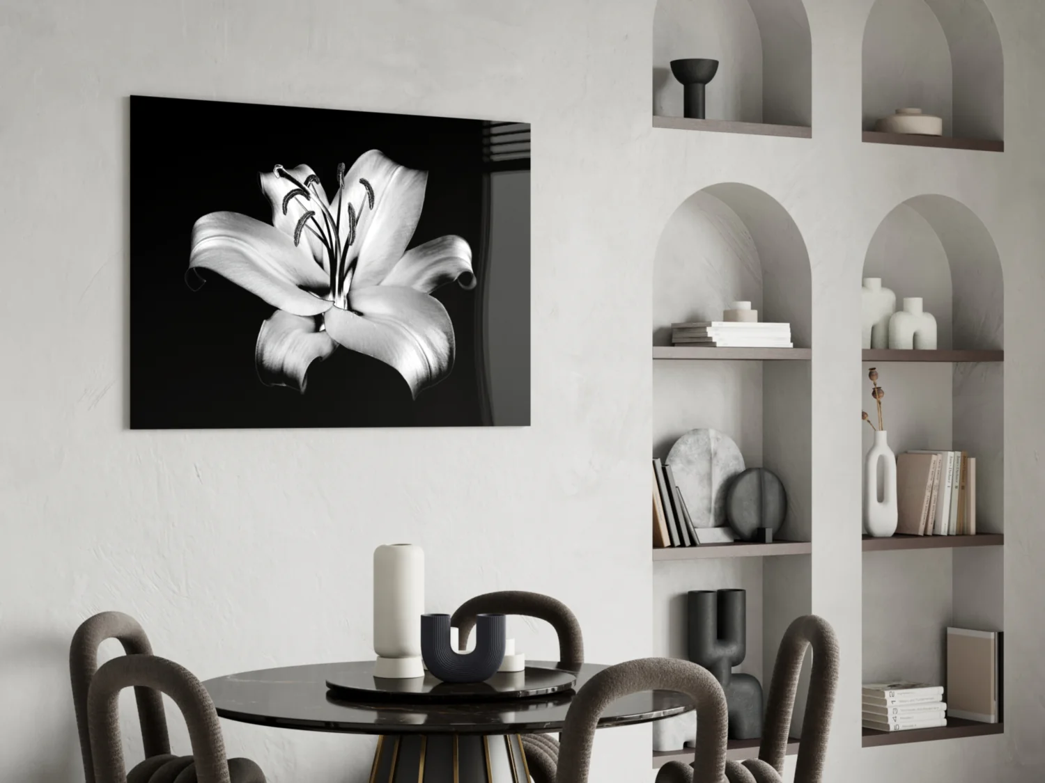 Lilies Glass Wall Art - Image 6