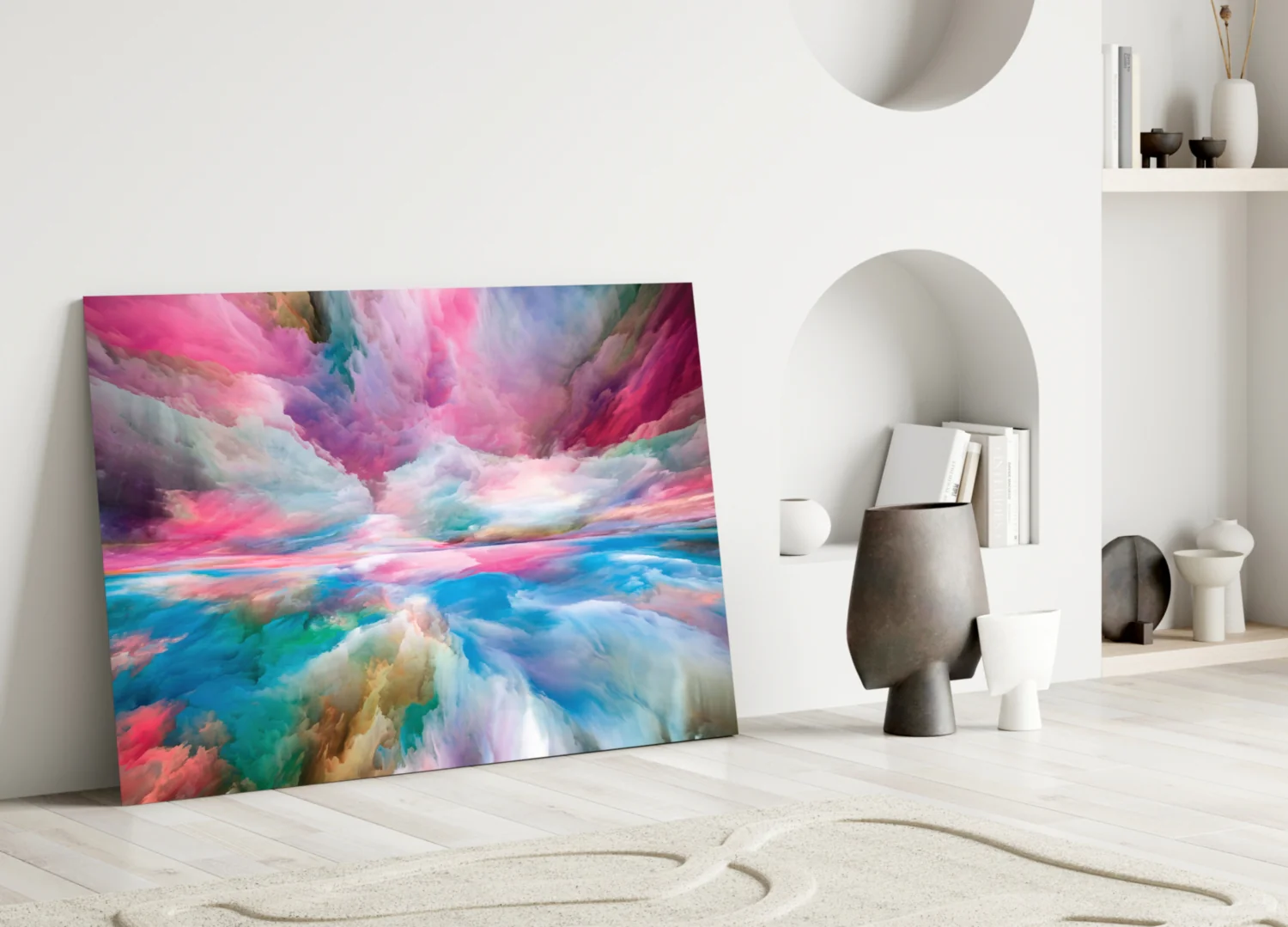 Clouds of a Dream Glass Wall Art - Image 4