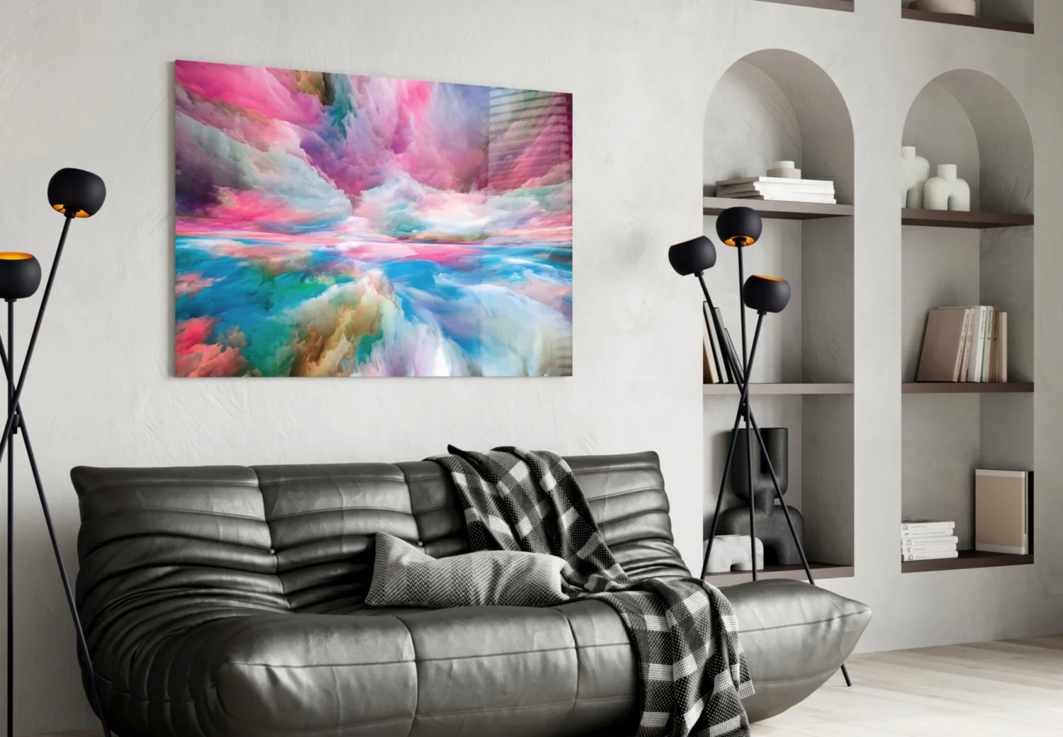 Clouds of a Dream Glass Wall Art - Image 5