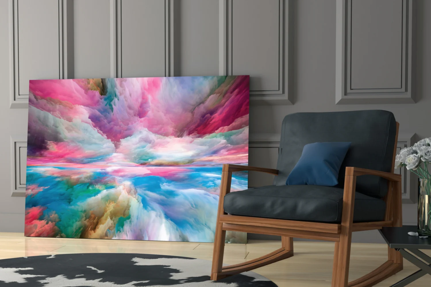 Clouds of a Dream Glass Wall Art - Image 7
