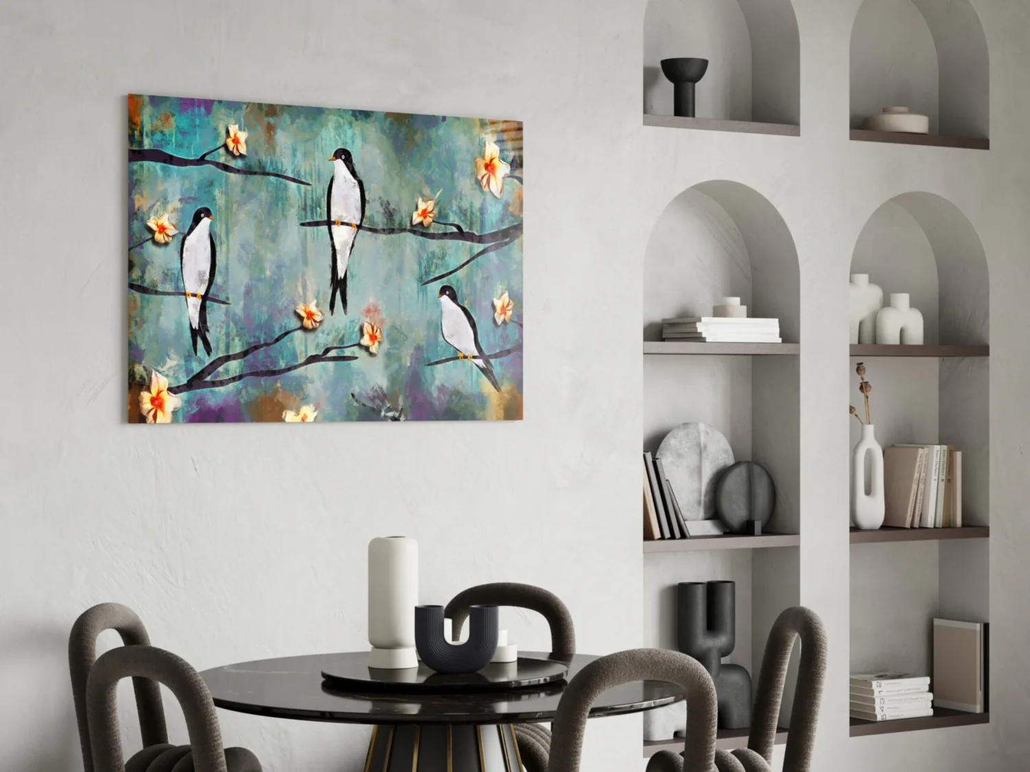 Birds of a Dream Glass Wall Art - Image 6