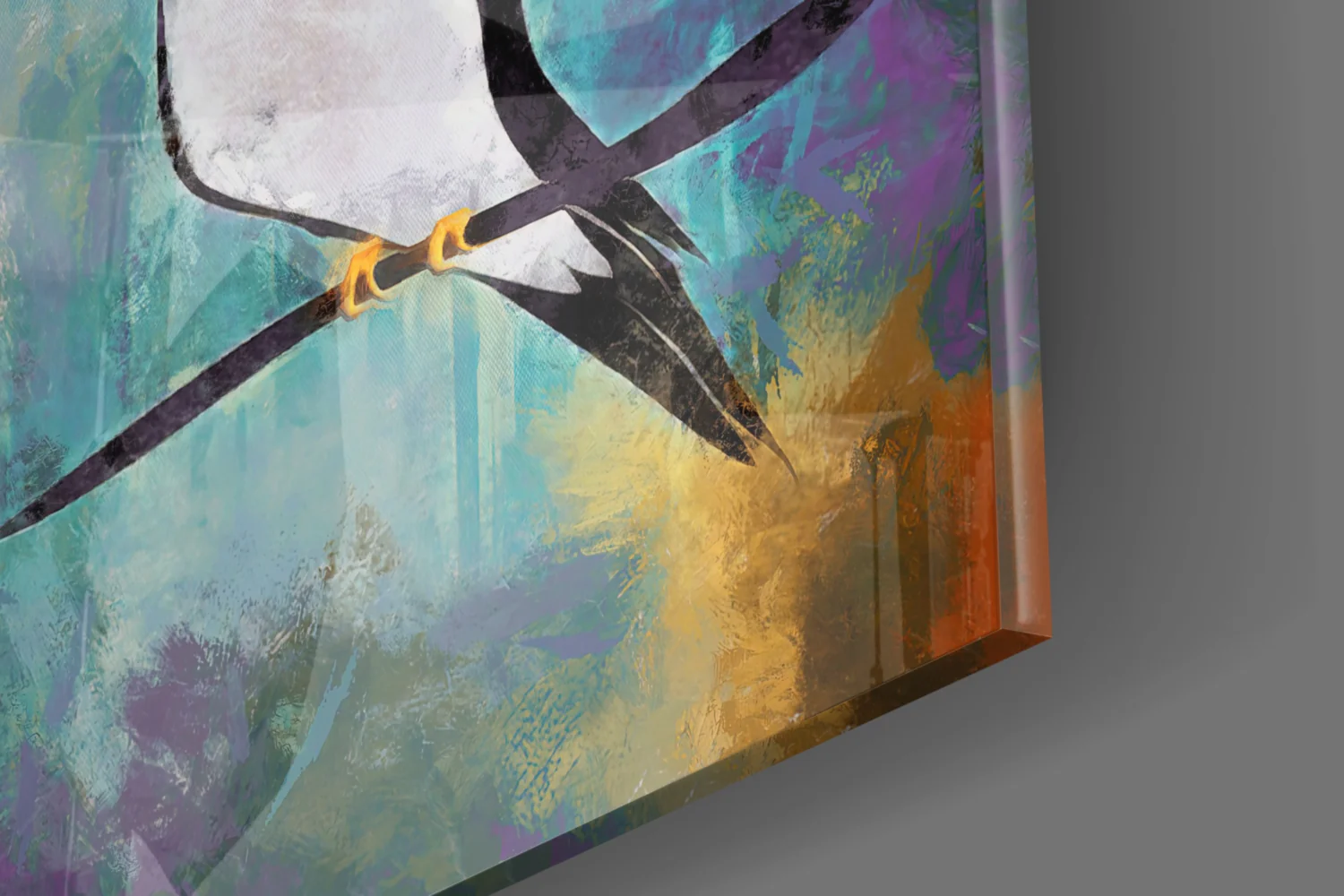 Birds of a Dream Glass Wall Art - Image 8