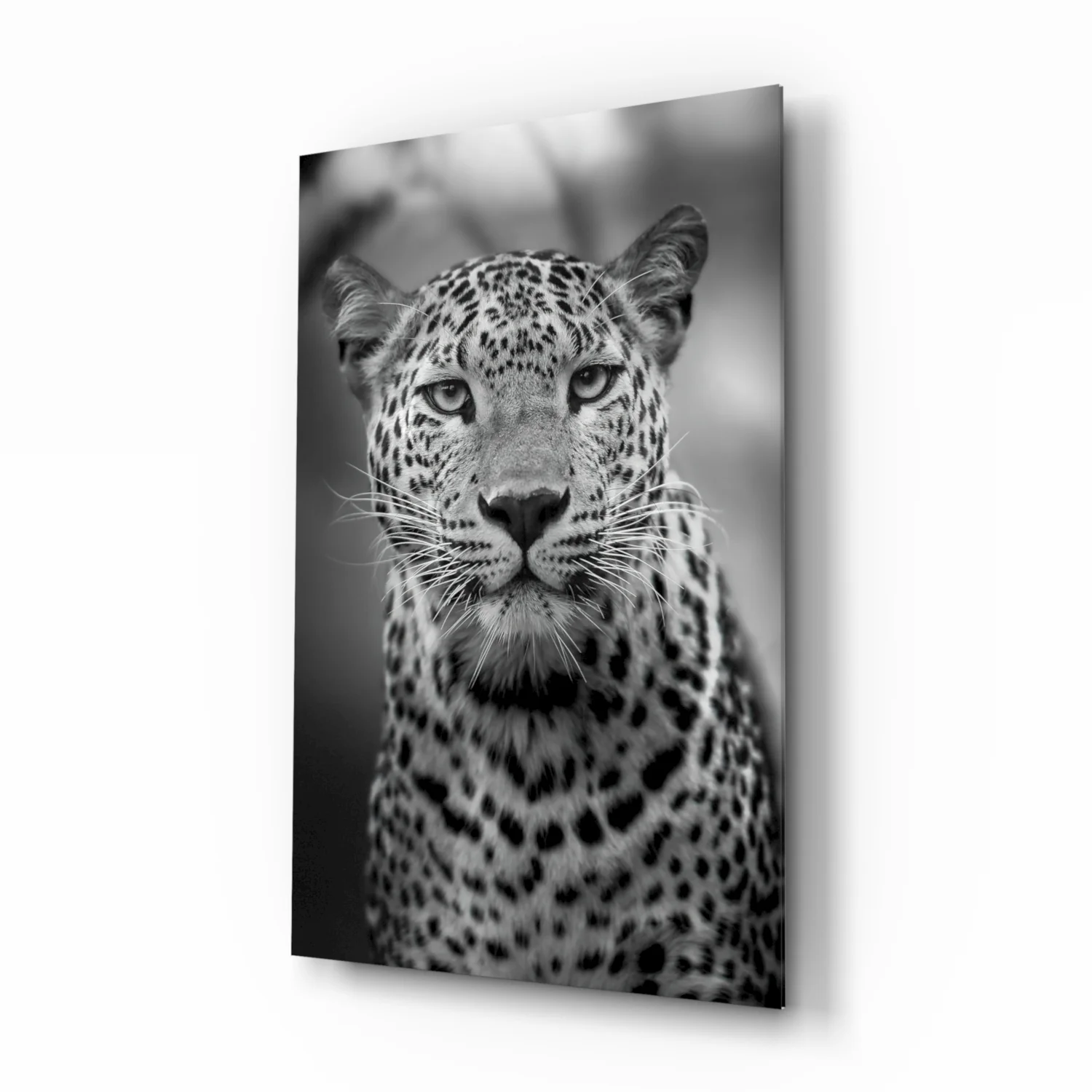 Leopard Glass Wall Art - Image 2