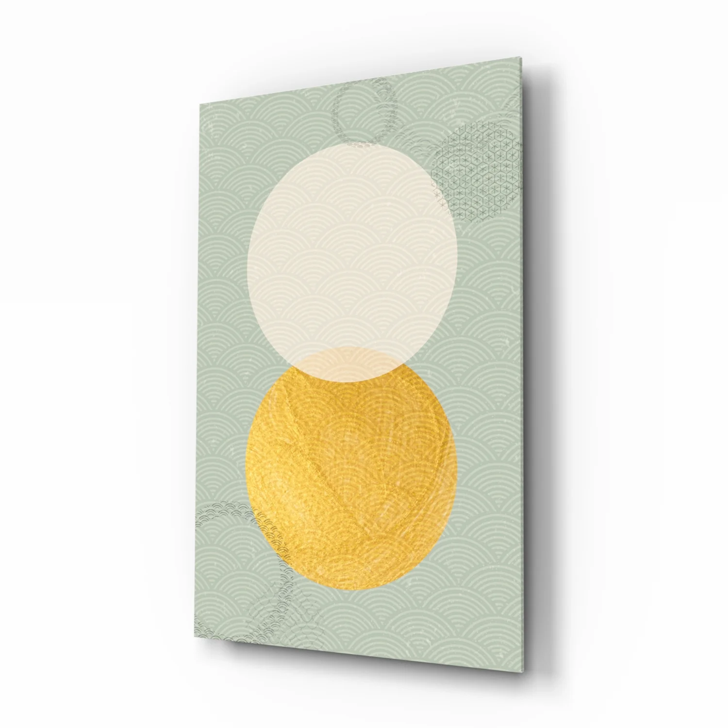 Sun and Moon Glass Wall Art - Image 2