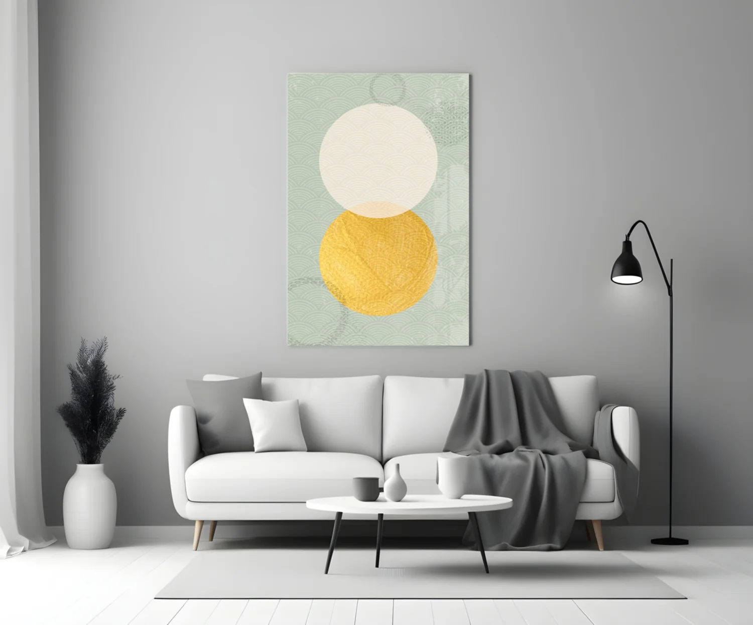 Sun and Moon Glass Wall Art - Image 4