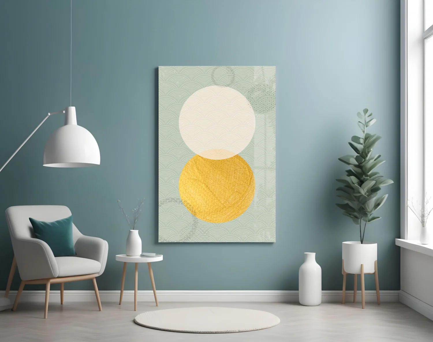 Sun and Moon Glass Wall Art - Image 5