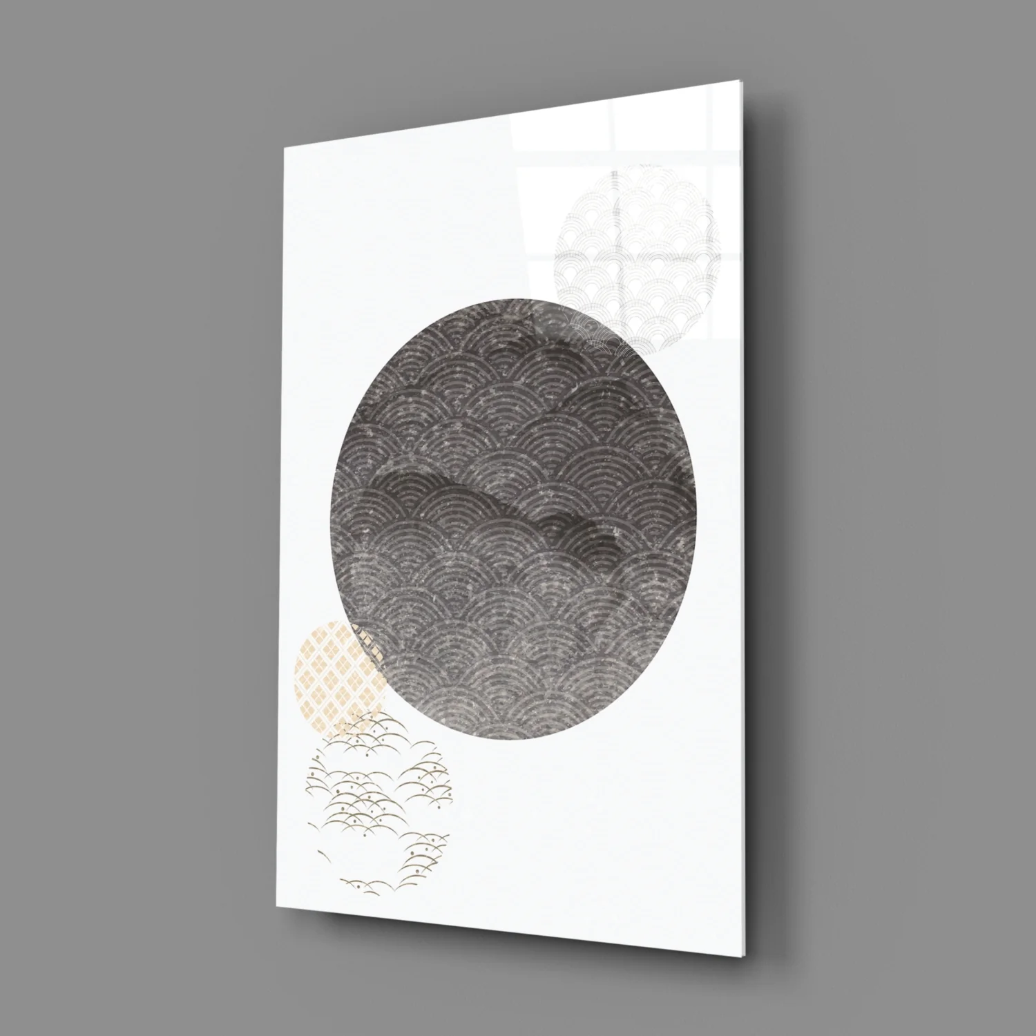 Black Moon Glass Wall Art - Image 3