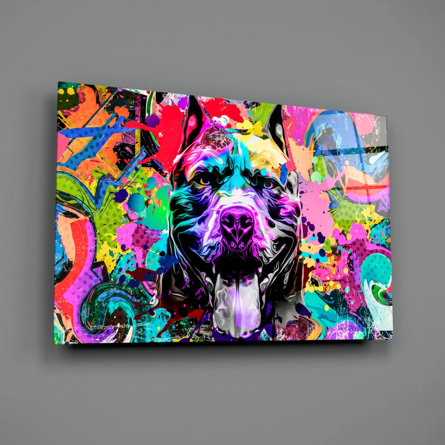 Pitbull Glass Wall Art - Image 3