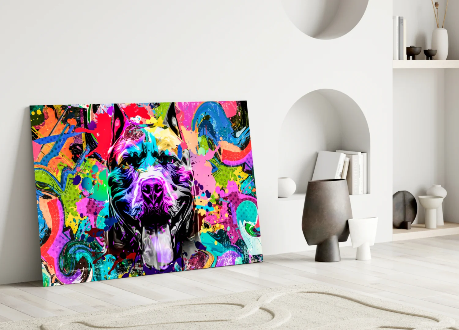 Pitbull Glass Wall Art - Image 4