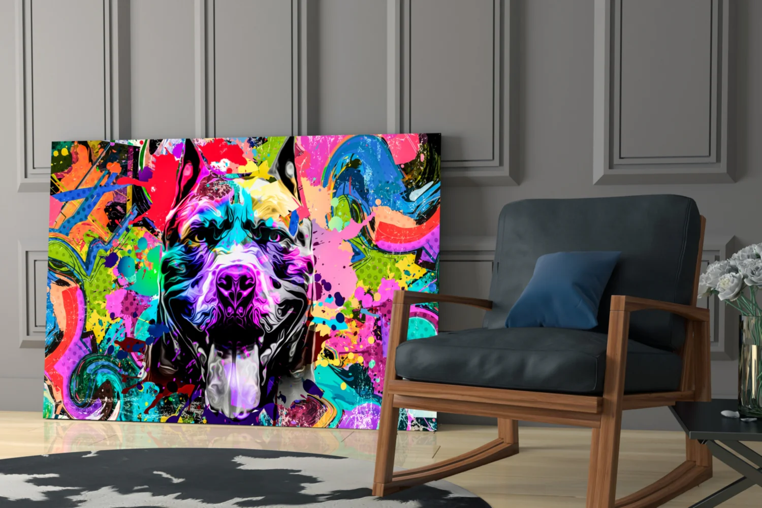Pitbull Glass Wall Art - Image 7