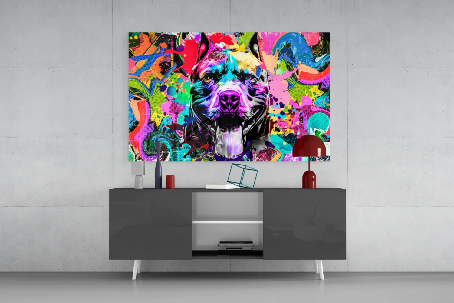 Pitbull Glass Wall Art - Image 9