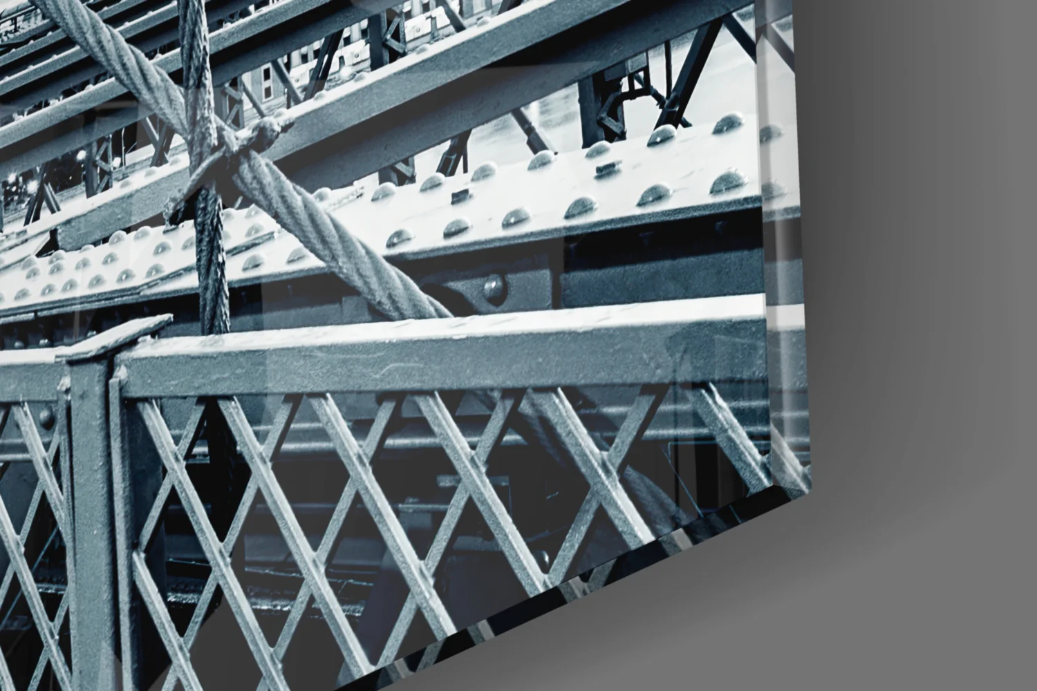 Brooklyn Bridge Glass Wall Art - Image 8
