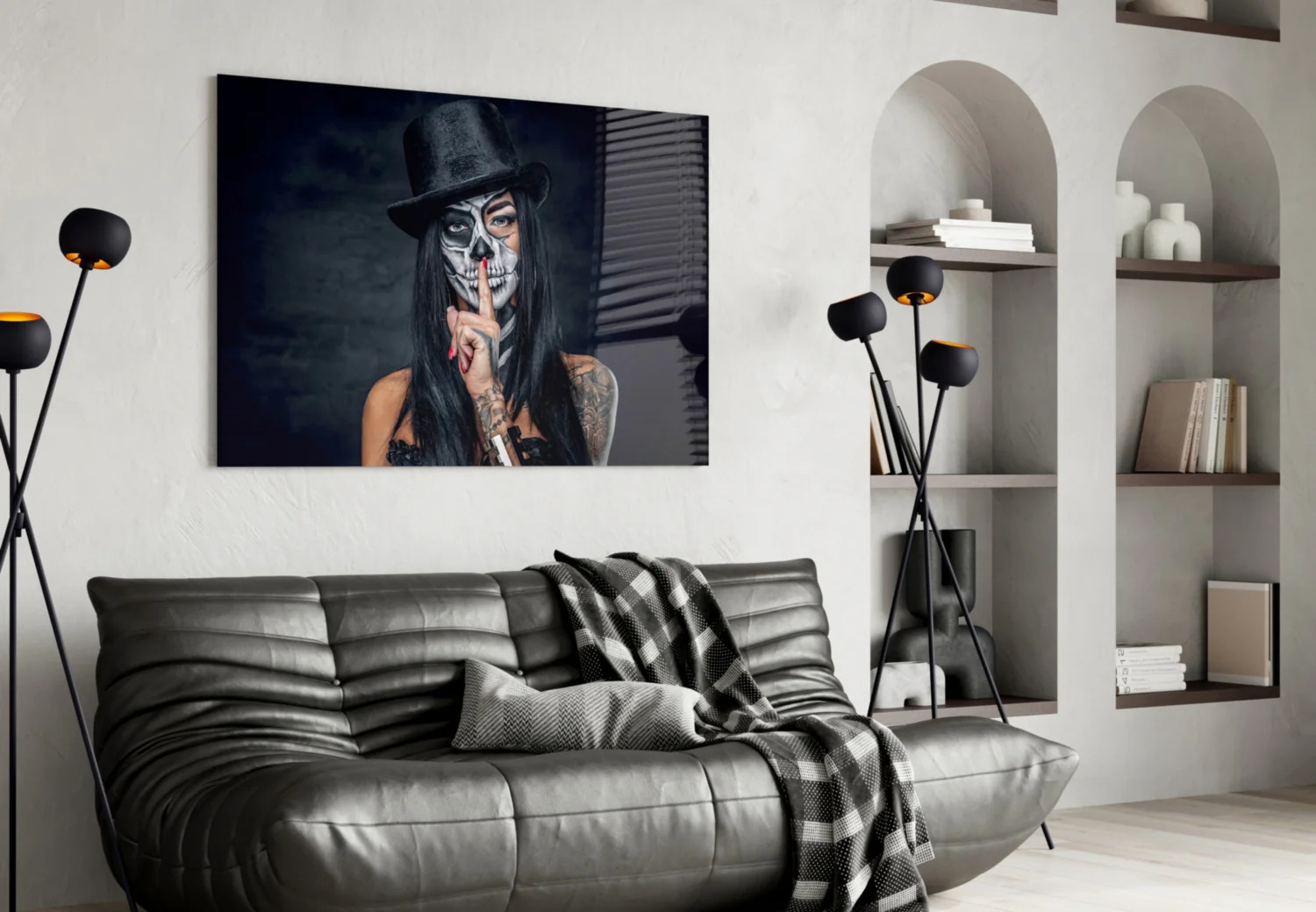 Sssh  Glass Wall Art - Image 5