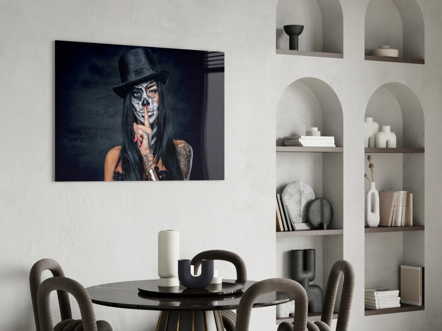 Sssh  Glass Wall Art - Image 6