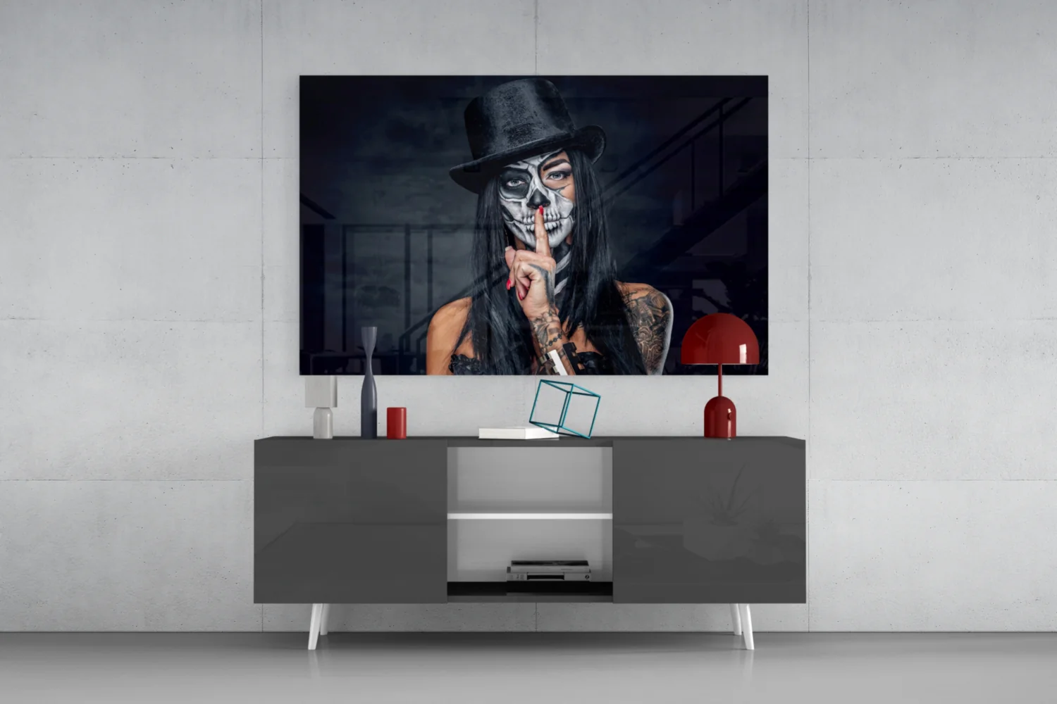 Sssh  Glass Wall Art - Image 9