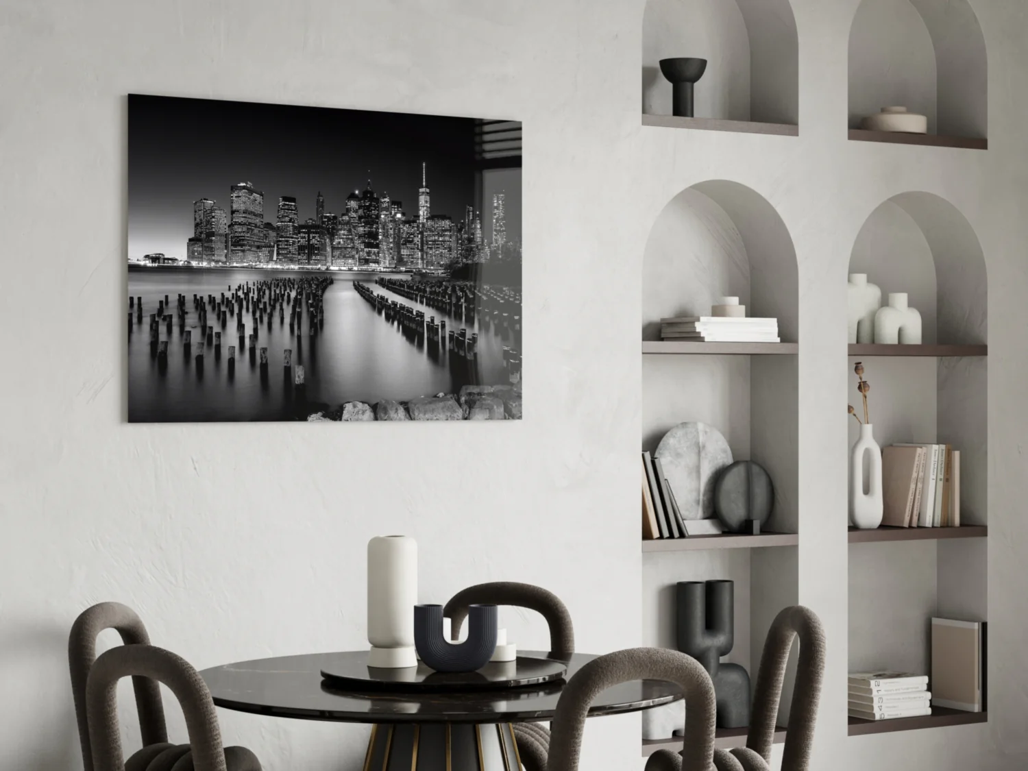City Night Glass Wall Art - Image 6