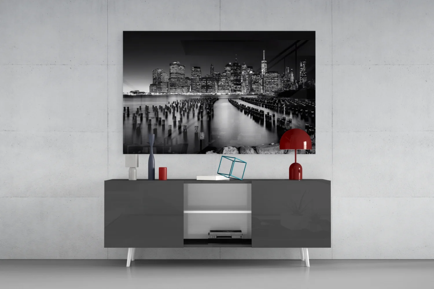 City Night Glass Wall Art - Image 9