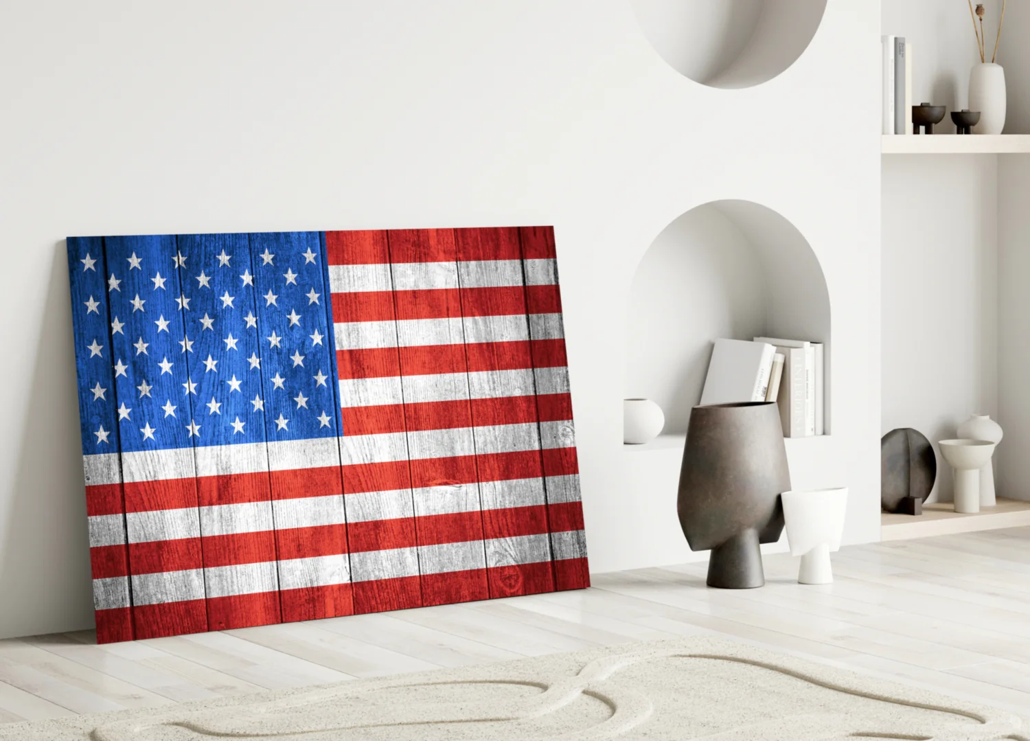 Flag of the United States Glass Wall Art - Image 4