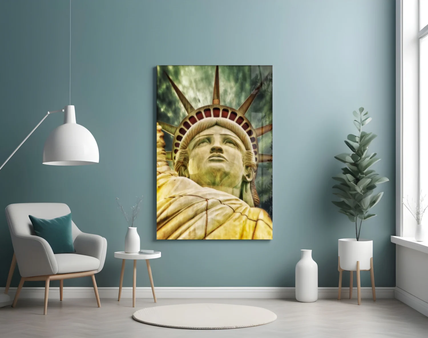 The Statue of Liberty Glass Wall Art - Image 5