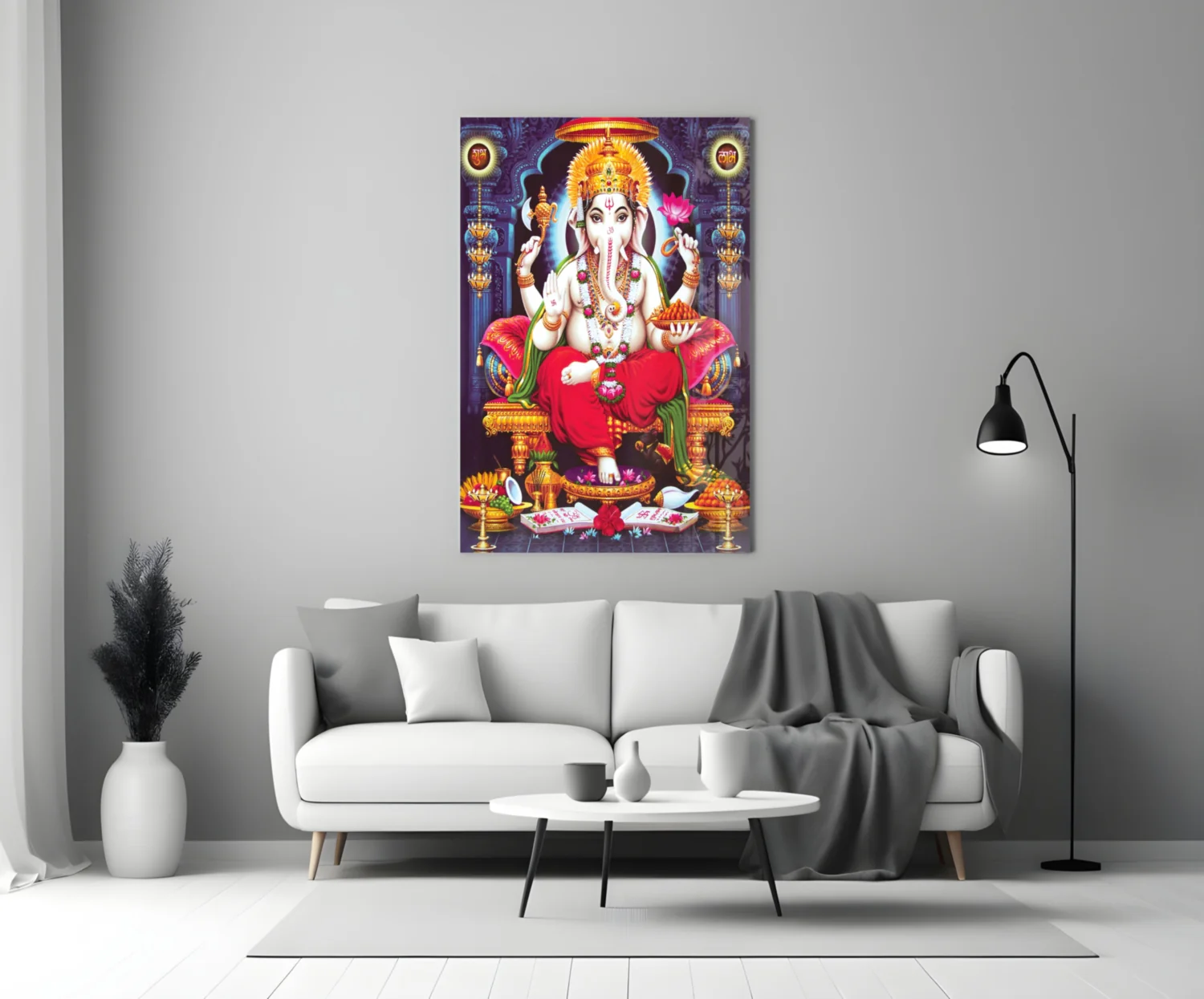 Ganesha Glass Wall Art - Image 4