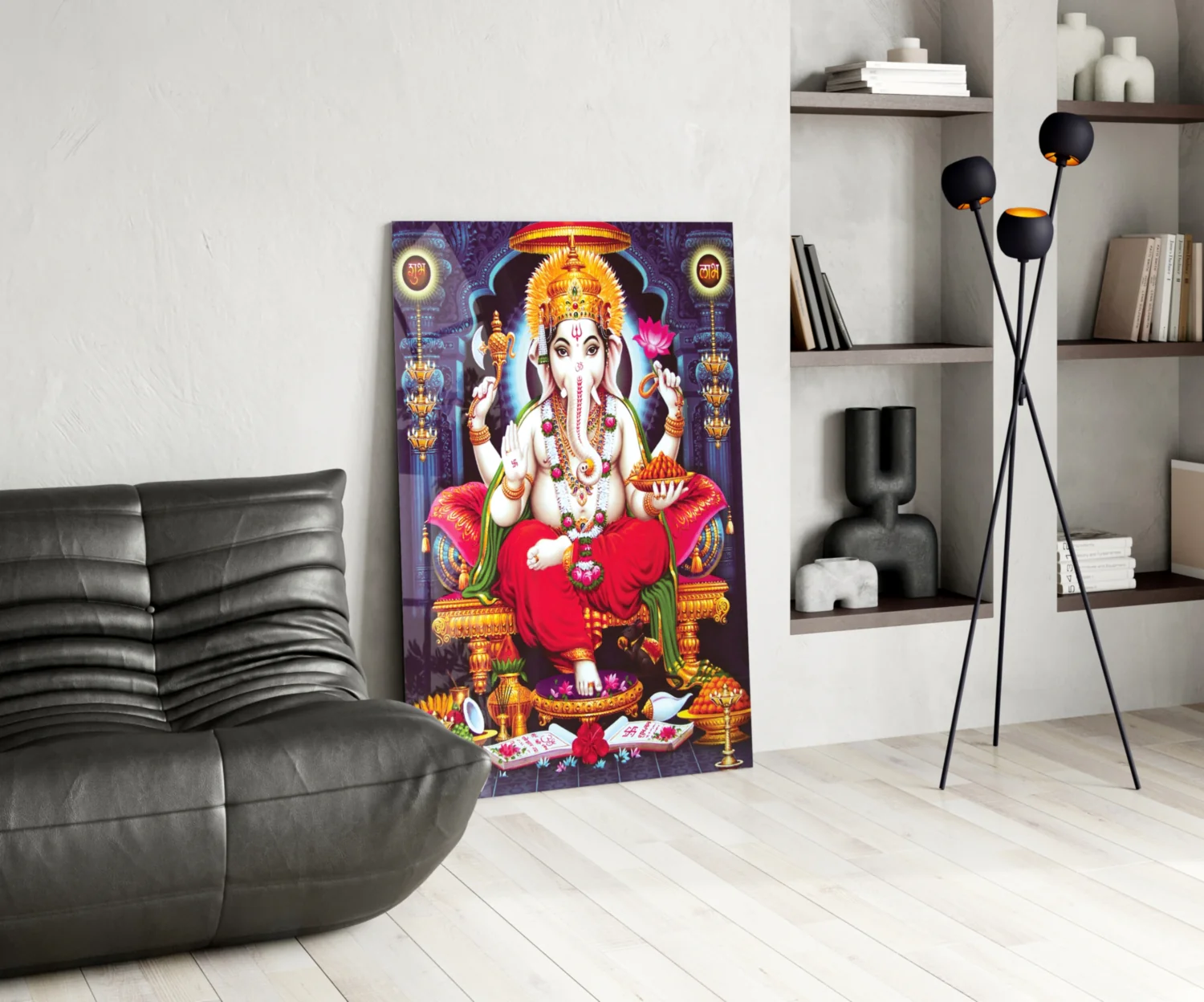 Ganesha Glass Wall Art - Image 6