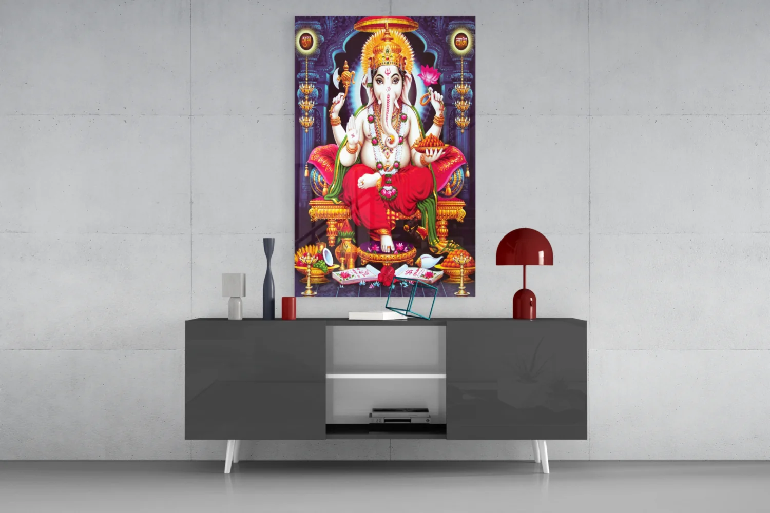 Ganesha Glass Wall Art - Image 9