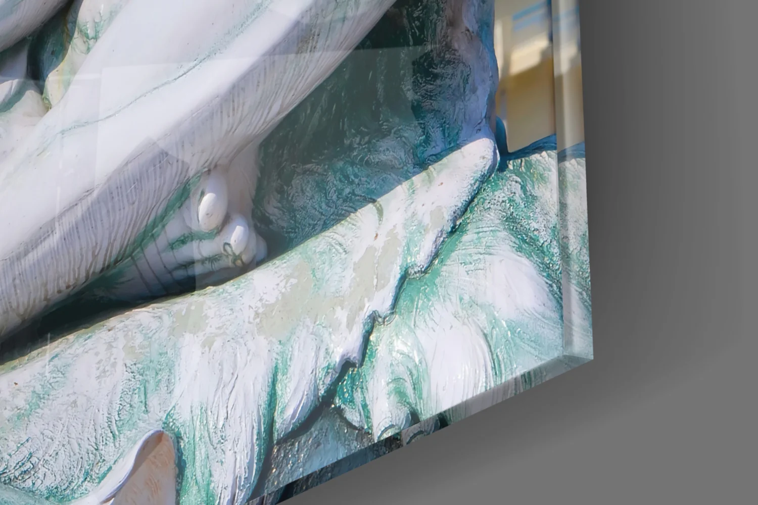 Shiva in Meditation Glass Wall Art - Image 8