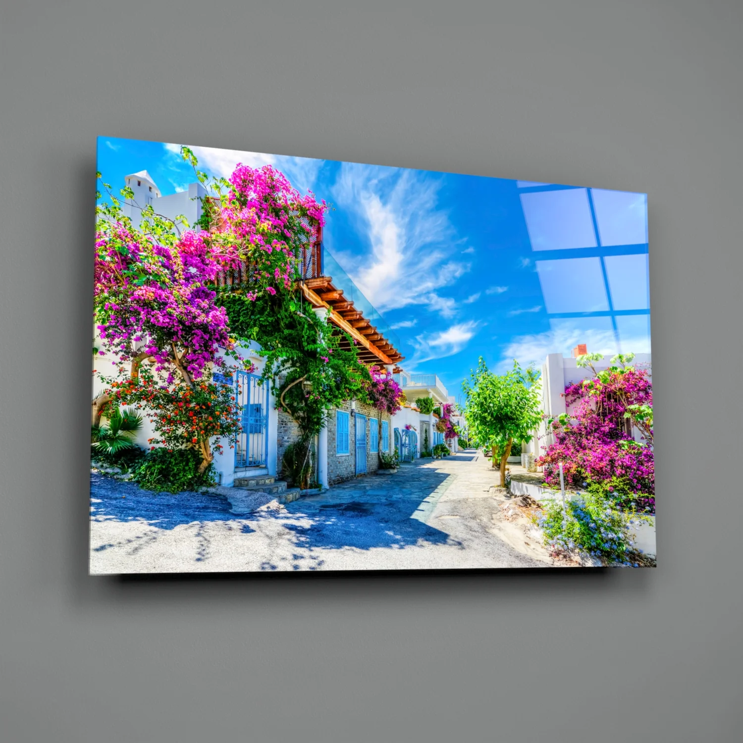 Aegean Beauties Glass Wall Art - Image 3