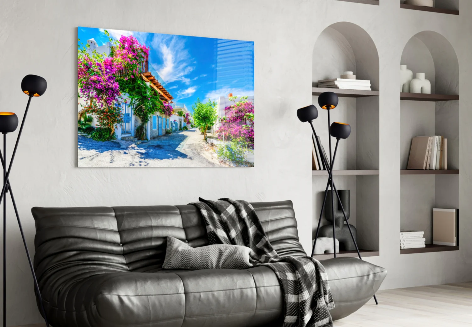 Aegean Beauties Glass Wall Art - Image 5