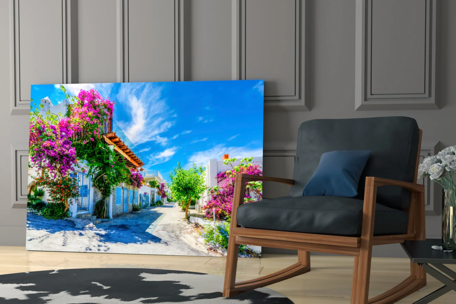 Aegean Beauties Glass Wall Art - Image 7