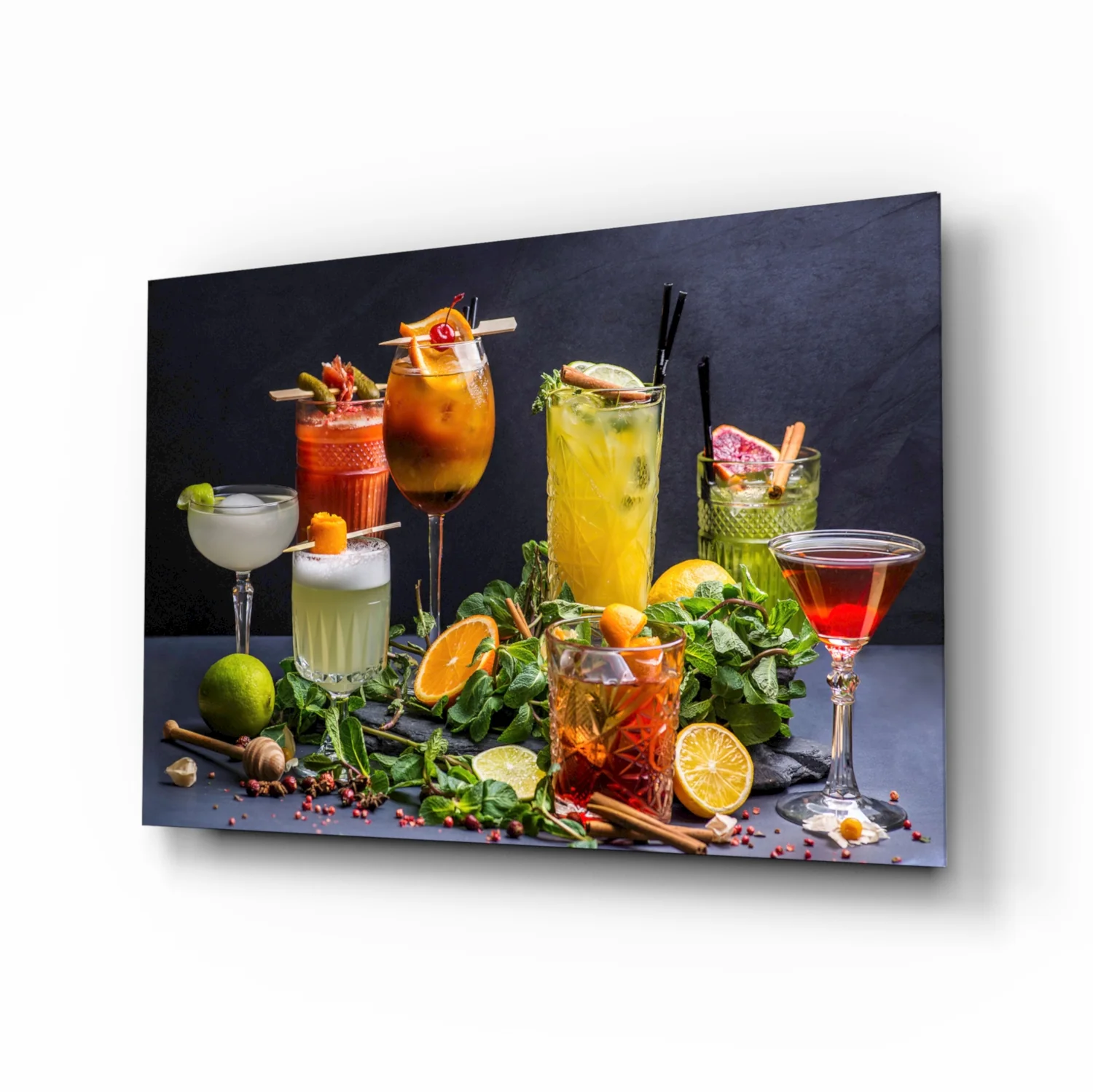 Cocktails Glass Wall Art - Image 2