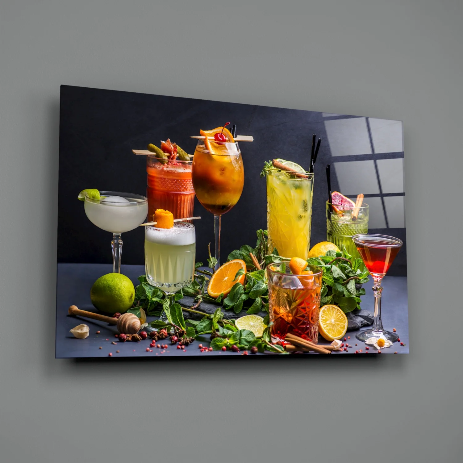 Cocktails Glass Wall Art - Image 3