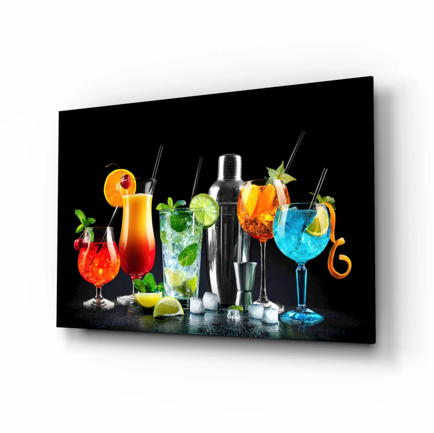 Cocktails Glass Wall Art - Image 2