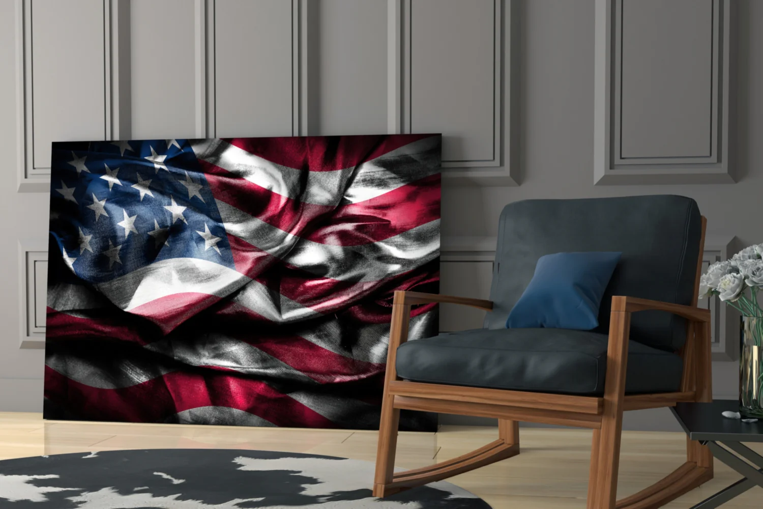 Flag of the United States Glass Wall Art - Image 7