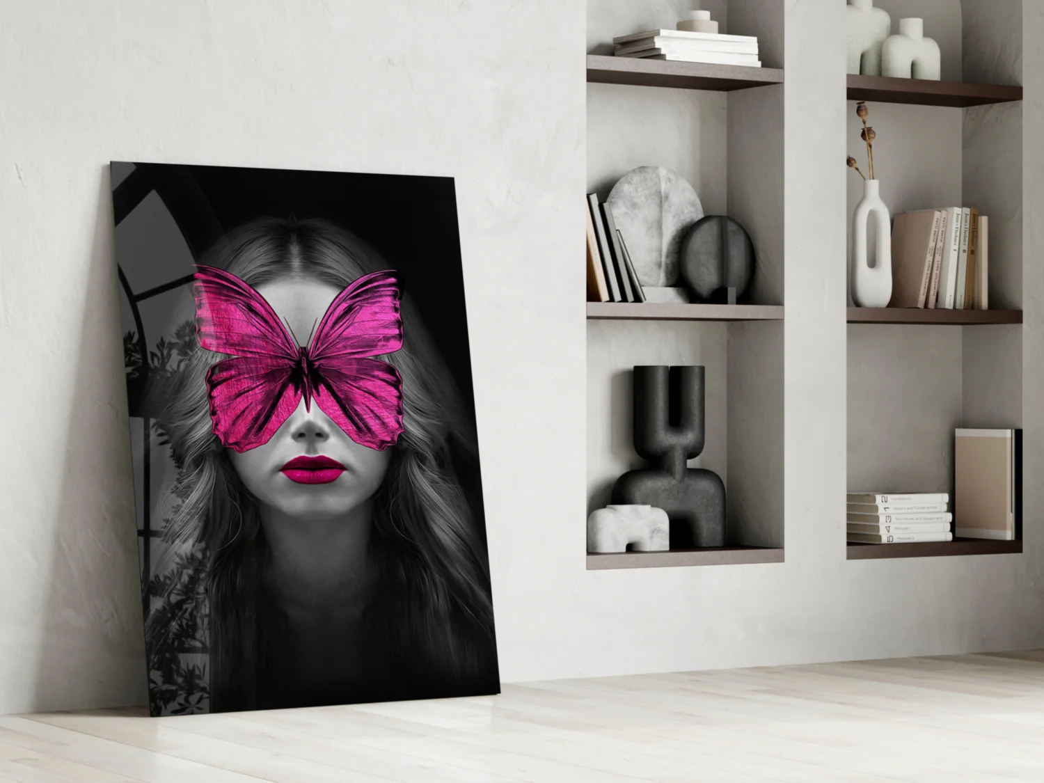 Butterfly Eyes Glass Wall Art - Image 7