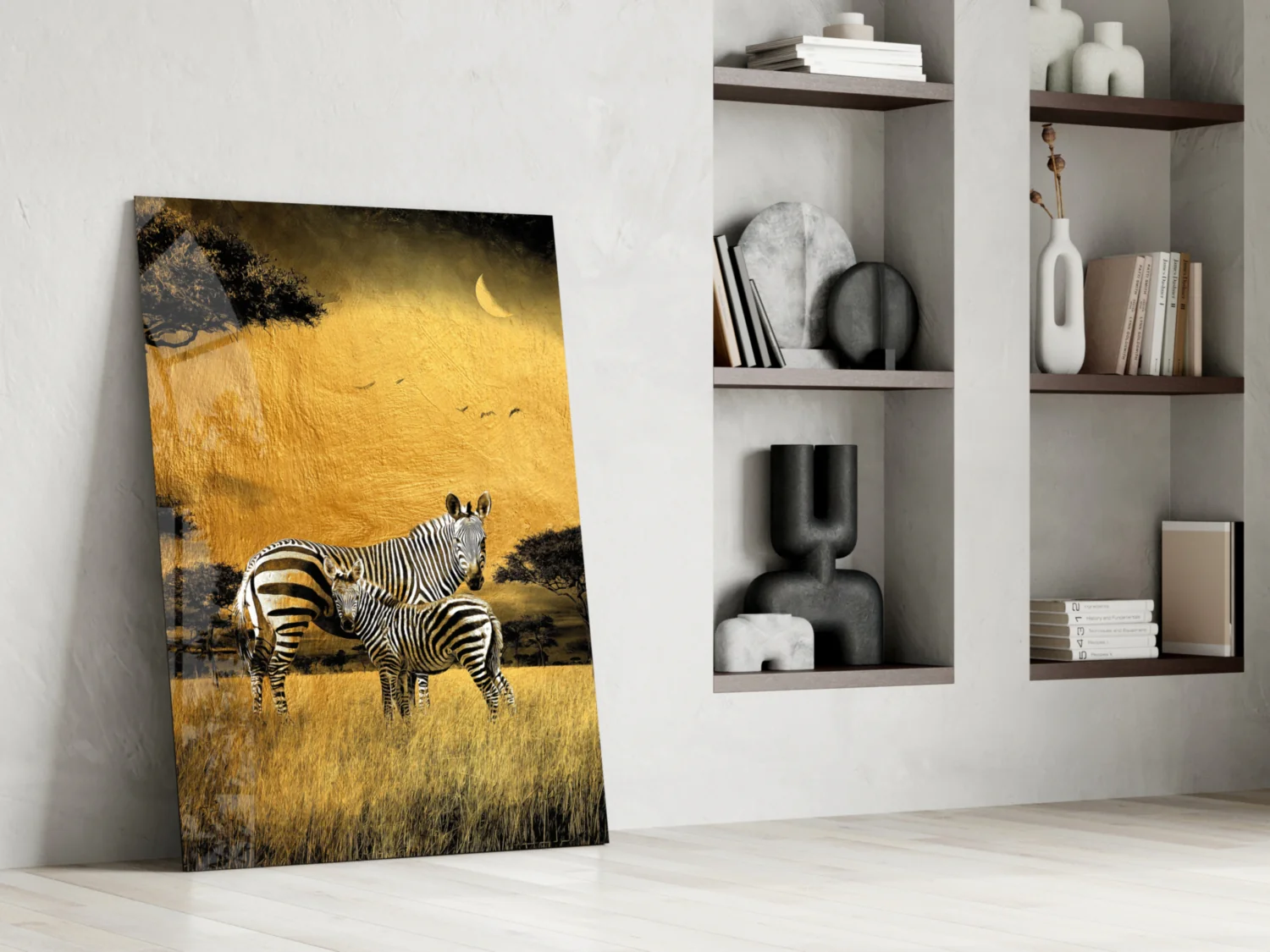 Zebras Glass Wall Art - Image 7