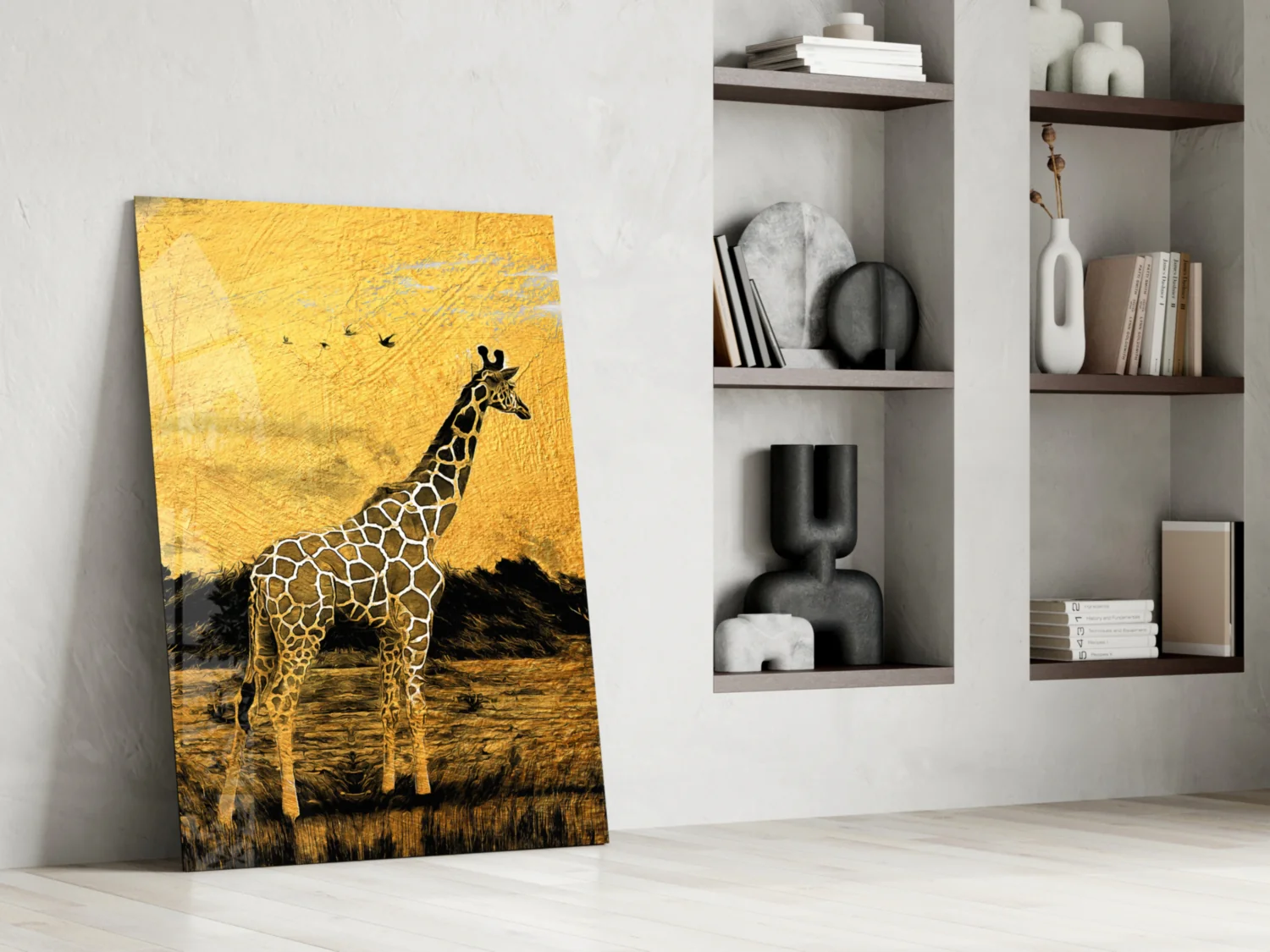 Giraffe Glass Wall Art - Image 7