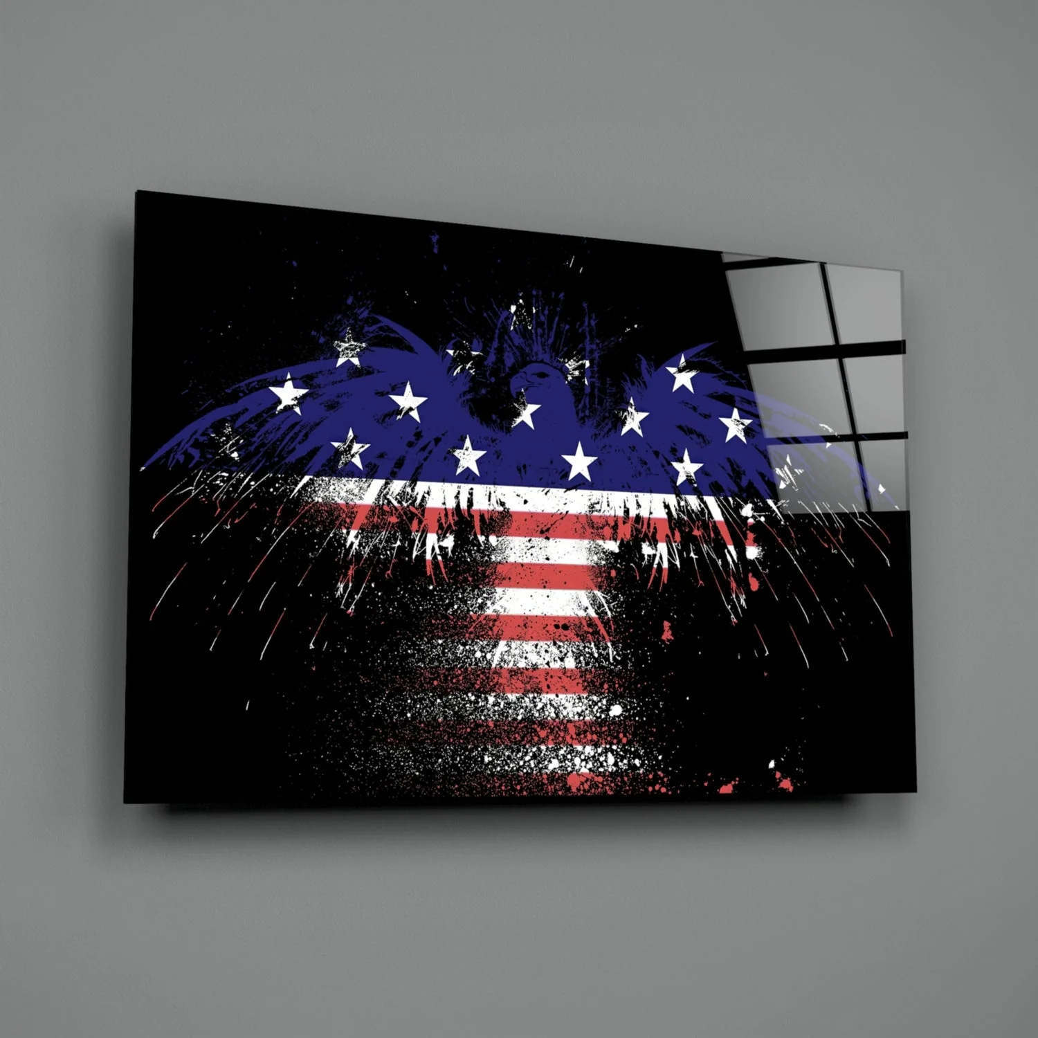 American Eagle Glass Wall Art - Image 3