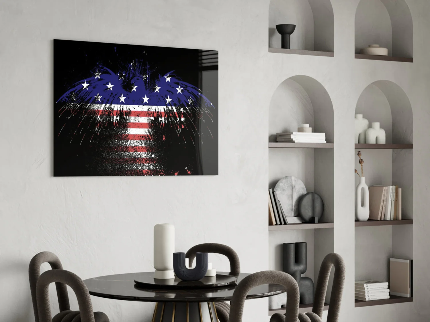 American Eagle Glass Wall Art - Image 6