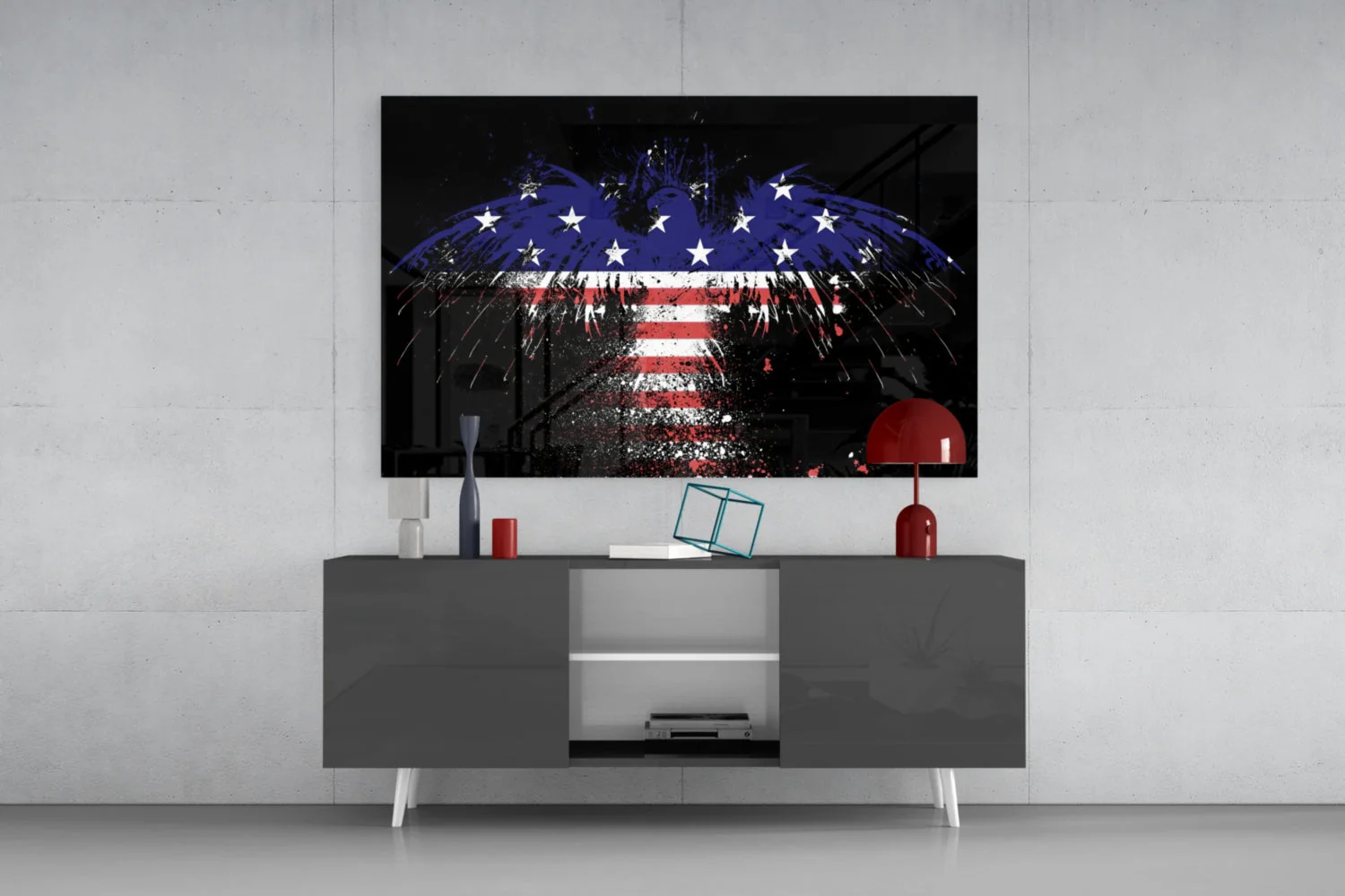 American Eagle Glass Wall Art - Image 9