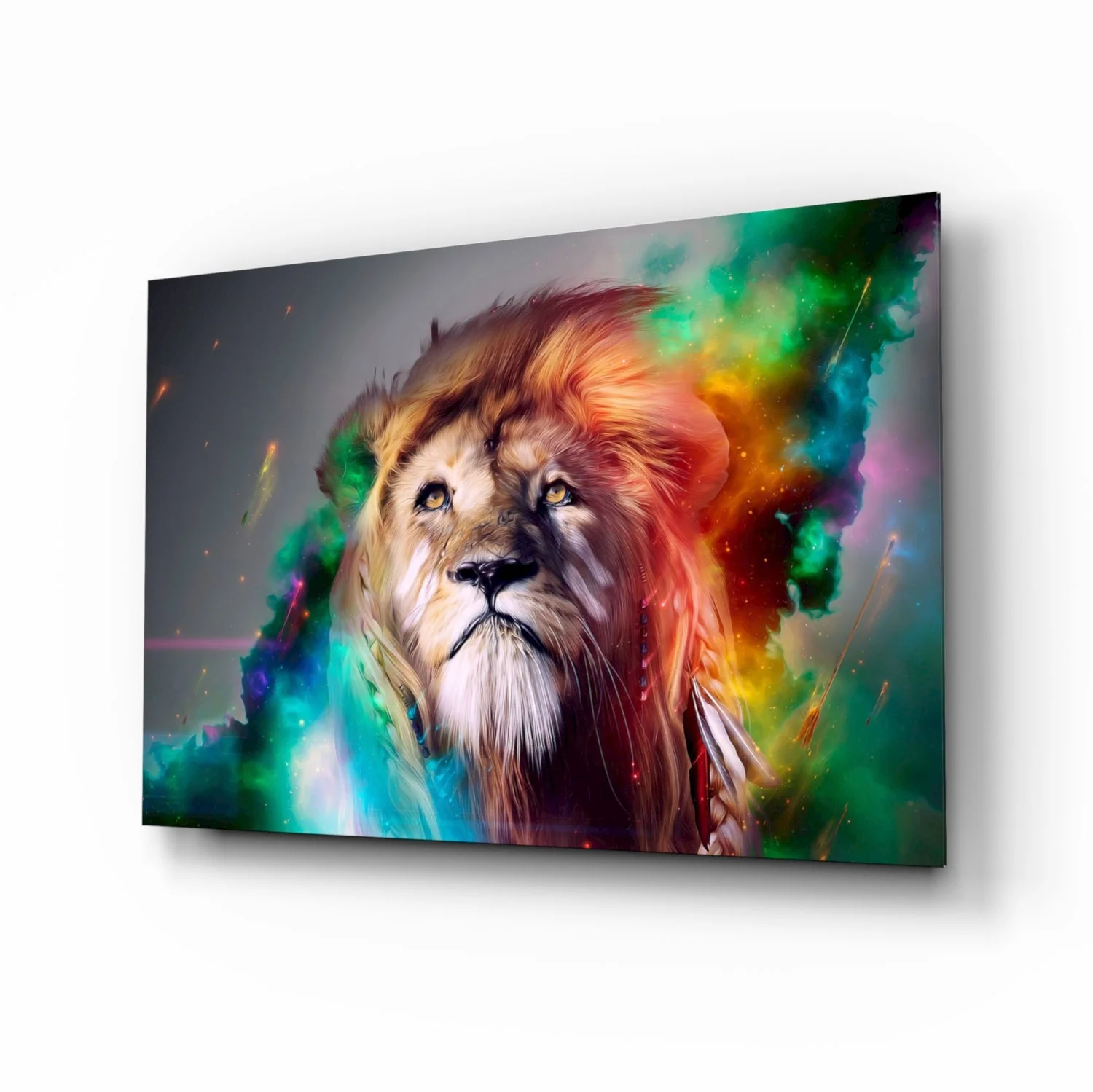 Lion Glass Wall Art - Image 2
