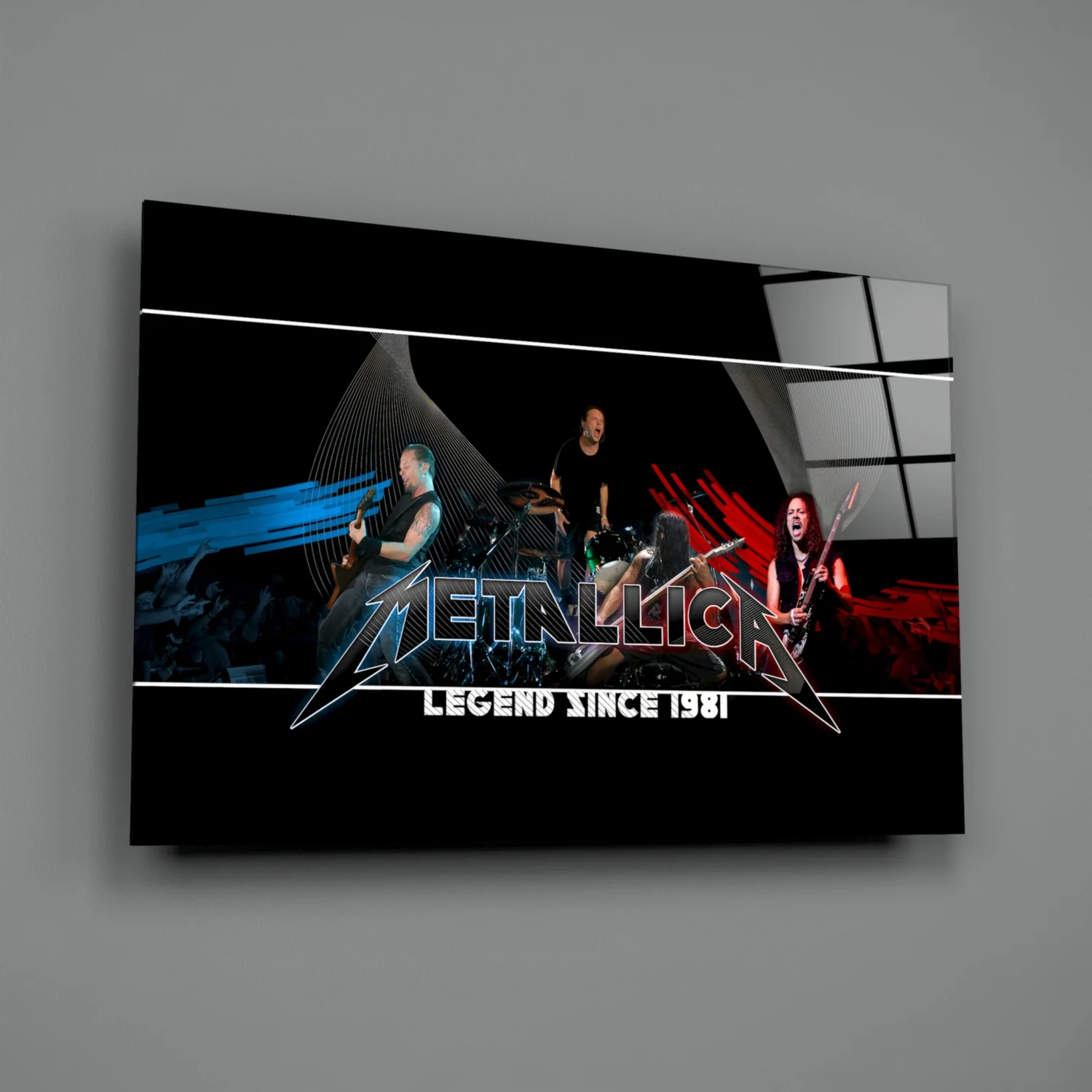 Metallica Glass Wall Art - Image 3