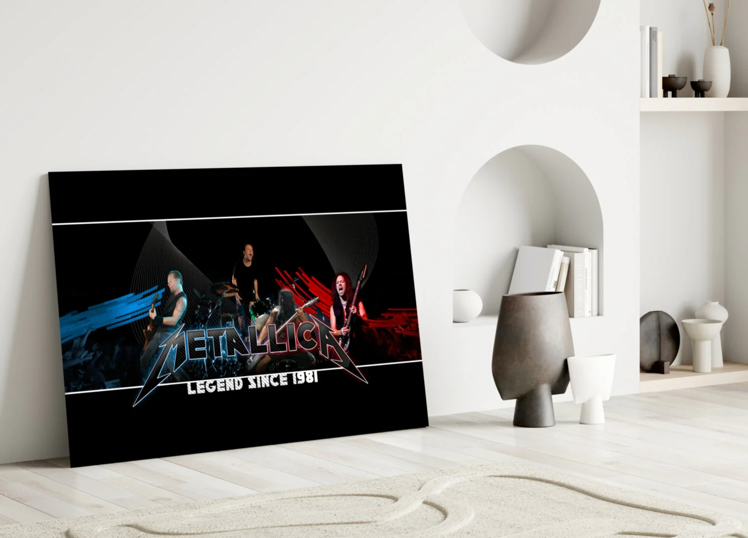 Metallica Glass Wall Art - Image 4