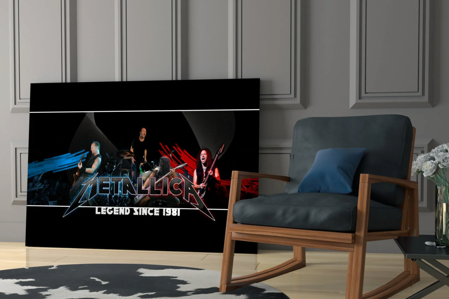 Metallica Glass Wall Art - Image 8